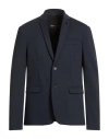 Patrizia Pepe Man Blazer Midnight Blue Size 44 Cotton, Polyamide, Elastane