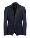 Patrizia Pepe Man Blazer Navy Size 44 Polyester, Virgin Wool, Elastane