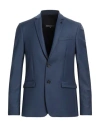 Patrizia Pepe Man Blazer Slate Blue Size 42 Polyester, Viscose, Elastane