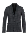 Patrizia Pepe Man Blazer Charcoal Size 38 Polyamide, Elastane In Grey