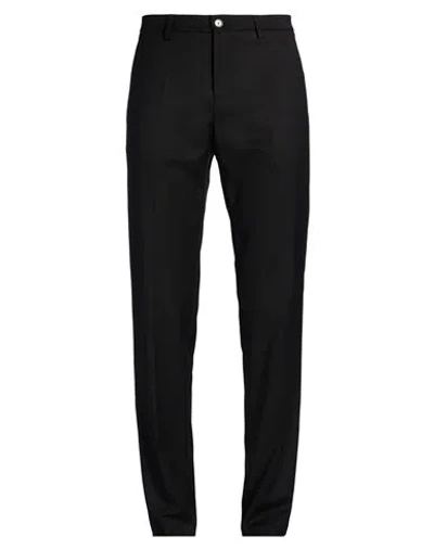 Patrizia Pepe Man Pants Black Size 38 Polyester, Viscose, Elastane