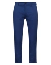 Patrizia Pepe Man Pants Blue Size 36 Cotton, Elastane