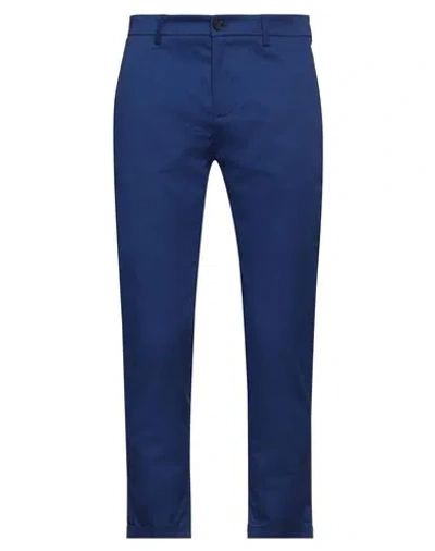 Patrizia Pepe Man Pants Blue Size 32 Cotton, Elastane