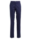 Patrizia Pepe Man Pants Midnight Blue Size 36 Virgin Wool, Polyester In Blue