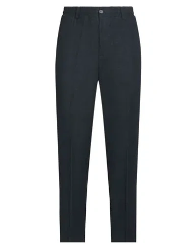 Patrizia Pepe Man Pants Midnight Blue Size 38 Viscose, Linen