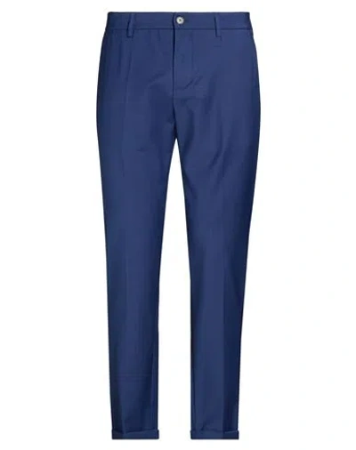 Patrizia Pepe Man Pants Navy Size 34 Polyester, Virgin Wool, Elastane In Blue