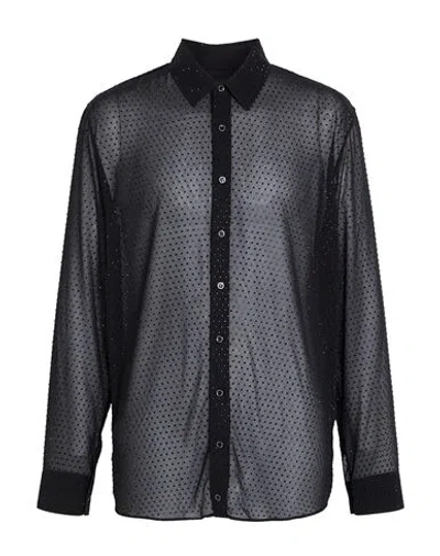 Patrizia Pepe Man Shirt Black Size 44 Polyester