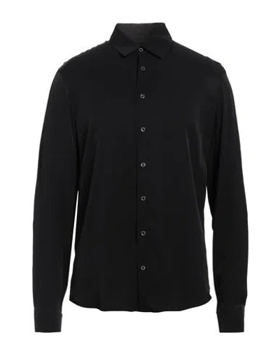 PATRIZIA PEPE PATRIZIA PEPE MAN SHIRT BLACK SIZE 44 VISCOSE