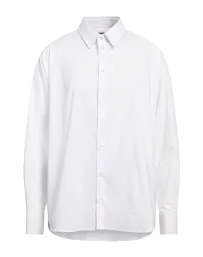 Patrizia Pepe Man Shirt White Size 38 Cotton