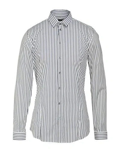 Patrizia Pepe Man Shirt White Size 40 Cotton, Elastane