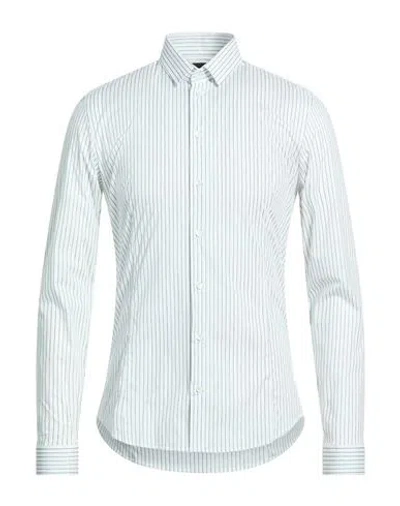 Patrizia Pepe Man Shirt White Size 44 Cotton, Elastane