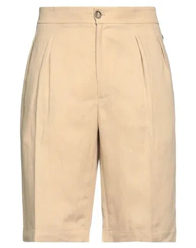 Patrizia Pepe Man Shorts & Bermuda Shorts Beige Size 34 Viscose, Wool