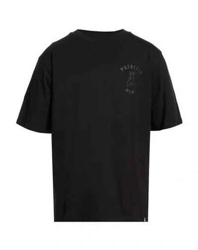 Patrizia Pepe Man T-shirt Black Size Xxl Cotton
