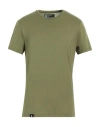 Patrizia Pepe Man T-shirt Green Size Xl Lyocell, Cotton