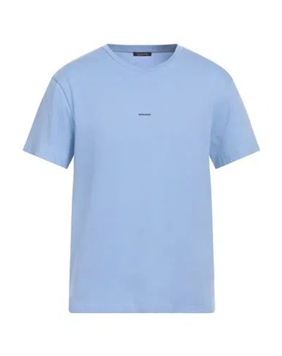 Patrizia Pepe Man T-shirt Light Blue Size M Cotton