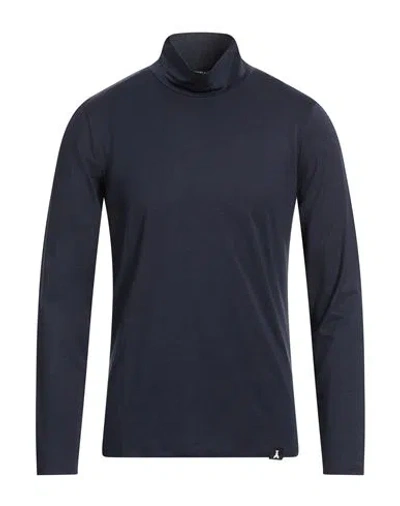 Patrizia Pepe Man T-shirt Midnight Blue Size Xxl Lyocell, Cotton