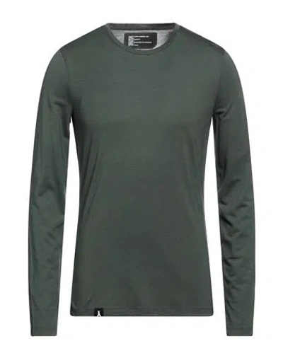 Patrizia Pepe Man T-shirt Military Green Size M Lyocell, Cotton