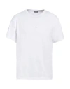Patrizia Pepe Man T-shirt White Size M Cotton