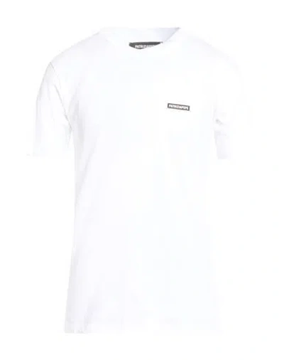Patrizia Pepe Man T-shirt White Size Xxl Cotton