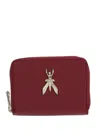 Patrizia Pepe Medium Leather Wallet In Red