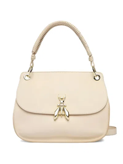 Patrizia Pepe Medium Soft Essential Fly Tote Bag In Neutral