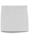 Patrizia Pepe Mélange-effect Mini Shorts In Grey