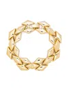 Patrizia Pepe Micro Fly Geometric-link Bracelet In 金色