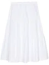 Patrizia Pepe Midi Skirt In White