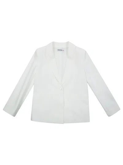 Patrizia Pepe Mini Blazer Short In White