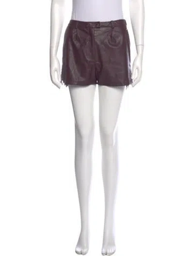 Pre-owned Patrizia Pepe Mini Shorts In Brown