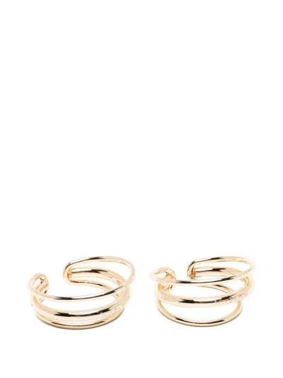 Patrizia Pepe Multi-band Ear Cuffs In Gold
