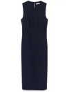 PATRIZIA PEPE PATRIZIA PEPE NAVY BLUE SLEEVELESS DRESS