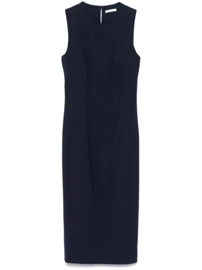 PATRIZIA PEPE PATRIZIA PEPE NAVY BLUE SLEEVELESS DRESS