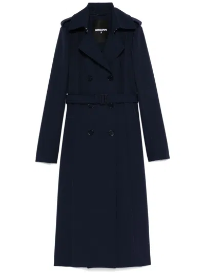 PATRIZIA PEPE NAVY BLUE TRENCH COAT