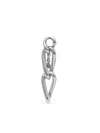 Patrizia Pepe New Chain Drop Earrings In White