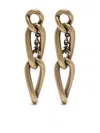 Patrizia Pepe New Chain Earrings In Gold