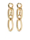 Patrizia Pepe New Chain Earrings In Gold