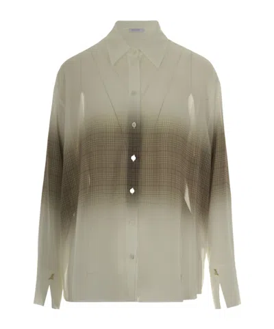 PATRIZIA PEPE OMBRE-PRINT SHIRT