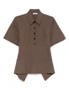 Patrizia Pepe Open-back Polo Top
