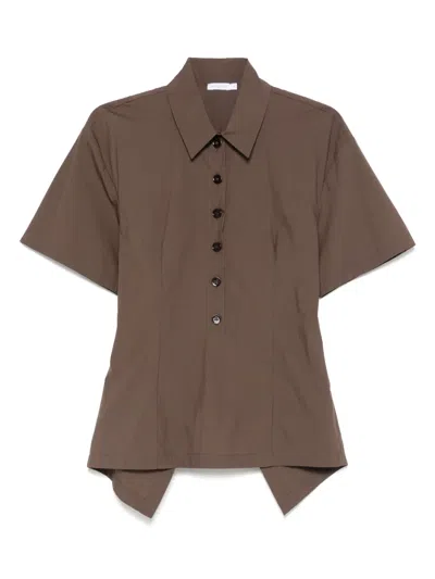 Patrizia Pepe Open-back Polo Top