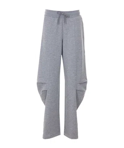 Patrizia Pepe Oversized Fleece Track Pants In Pink