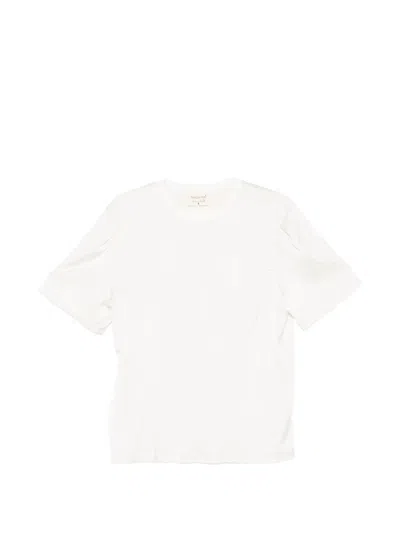 Patrizia Pepe Oversized Satin T-shirt In White