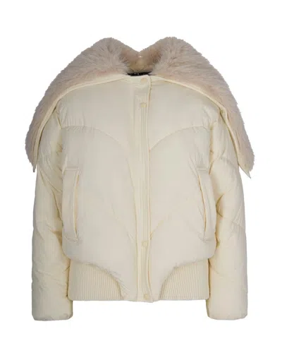 PATRIZIA PEPE OVERSIZED SHORT BOMBER JACKET