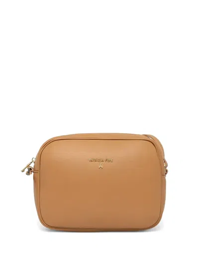 Patrizia Pepe Padded Cross Body Bag In Neutrals