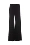Patrizia Pepe Essential Palazzo Trousers In Black