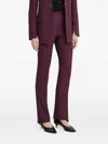 Patrizia Pepe Panelled Trousers In Purple