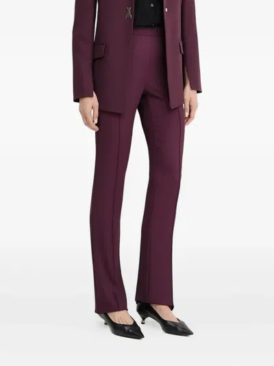 Patrizia Pepe Panelled Trousers In Purple