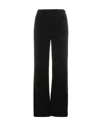 Patrizia Pepe Pantalone A Palazzo Con Cintura Nero In Black