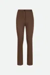 Patrizia Pepe Pantalone Classico Marrone In Marrone