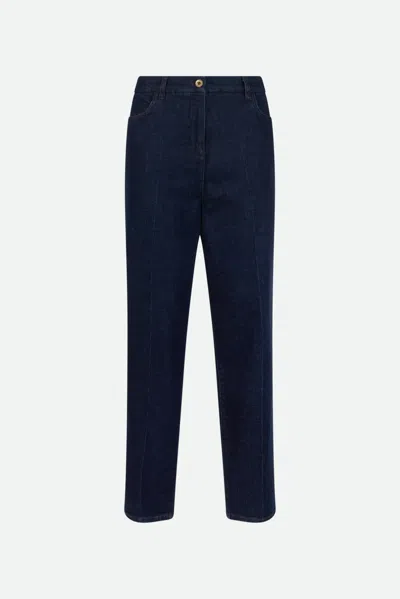 Patrizia Pepe Pantalone High Rise Blue